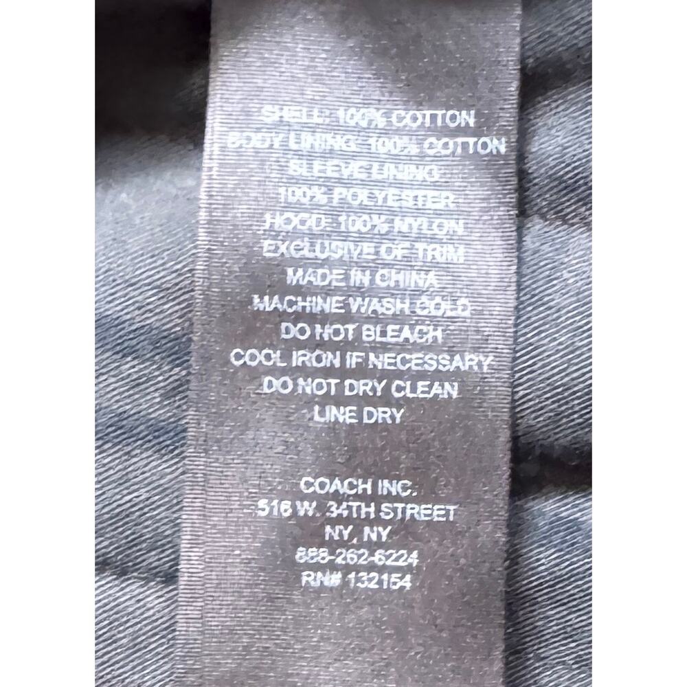 Coach Waxed Cotton Field Jacket | Small - Picture 8 of 8